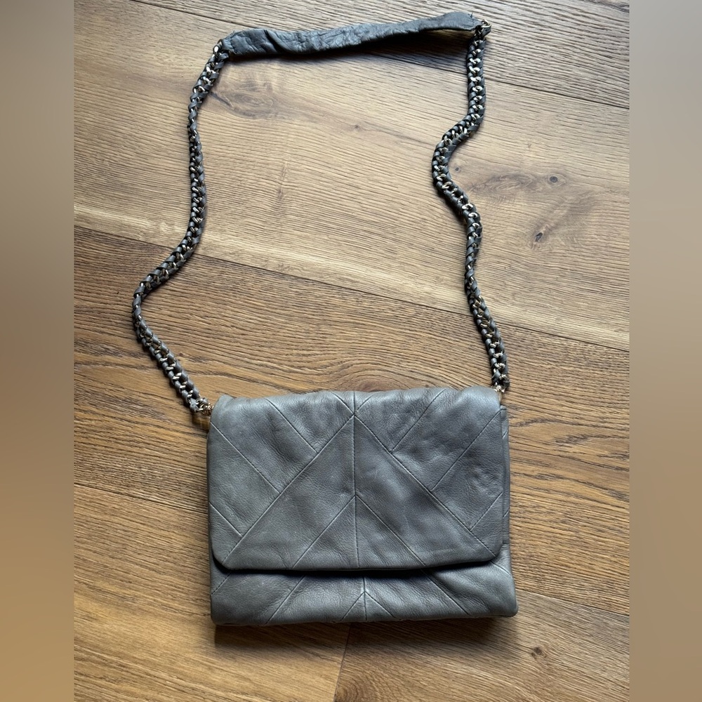 REBECCA TAYLOR grey cross body